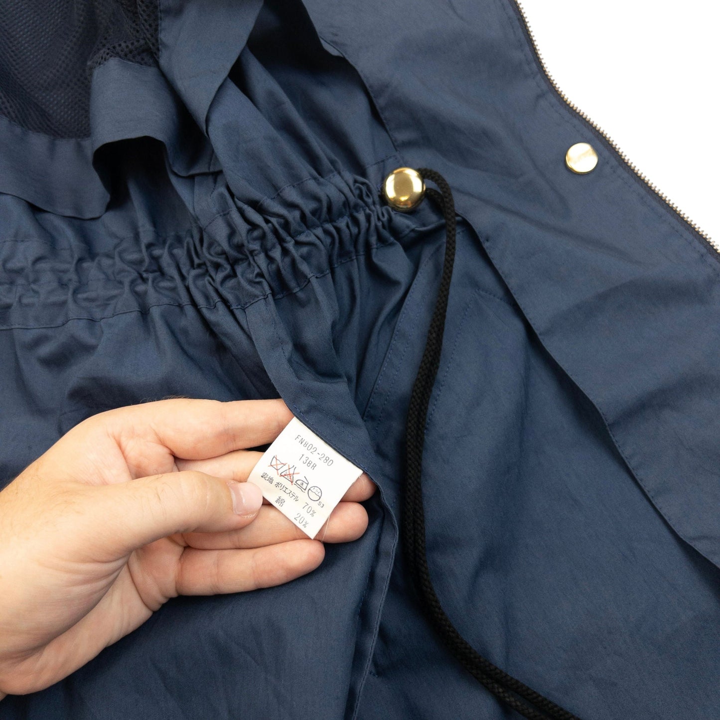 Vintage 90s Burberry Zip Up Jacket Size M | Medium, Blue