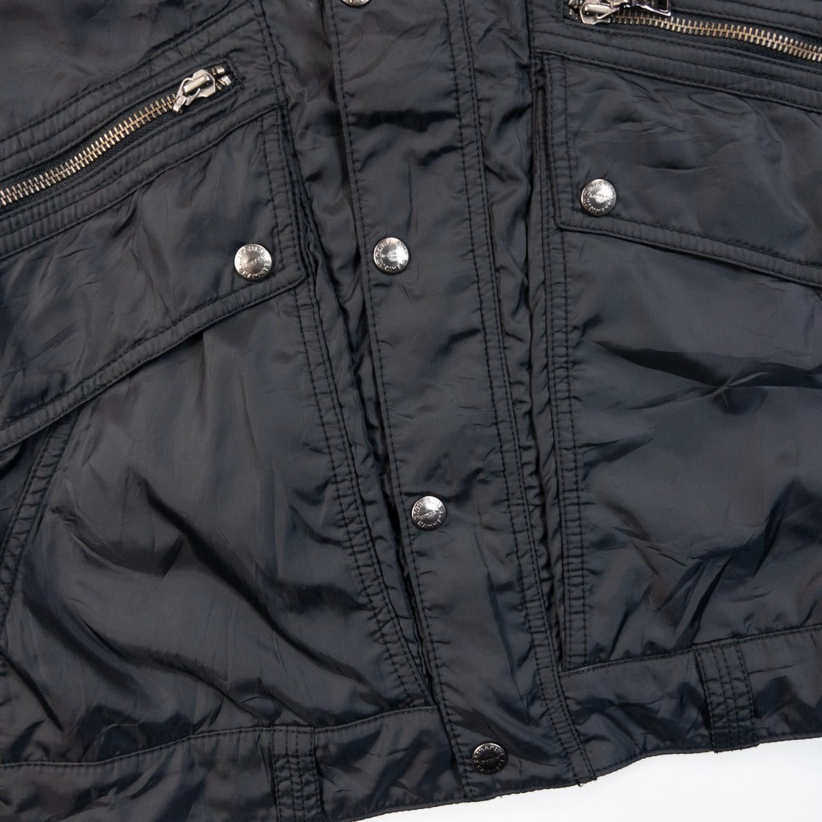 Vintage 2000s Katharine Hamnett Zip Up Jacket Size S | Small, Black