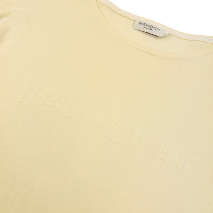 Vintage 2000s YSL Yves Saint Laurent Lightweight Jumper Size M | Medium, Cream