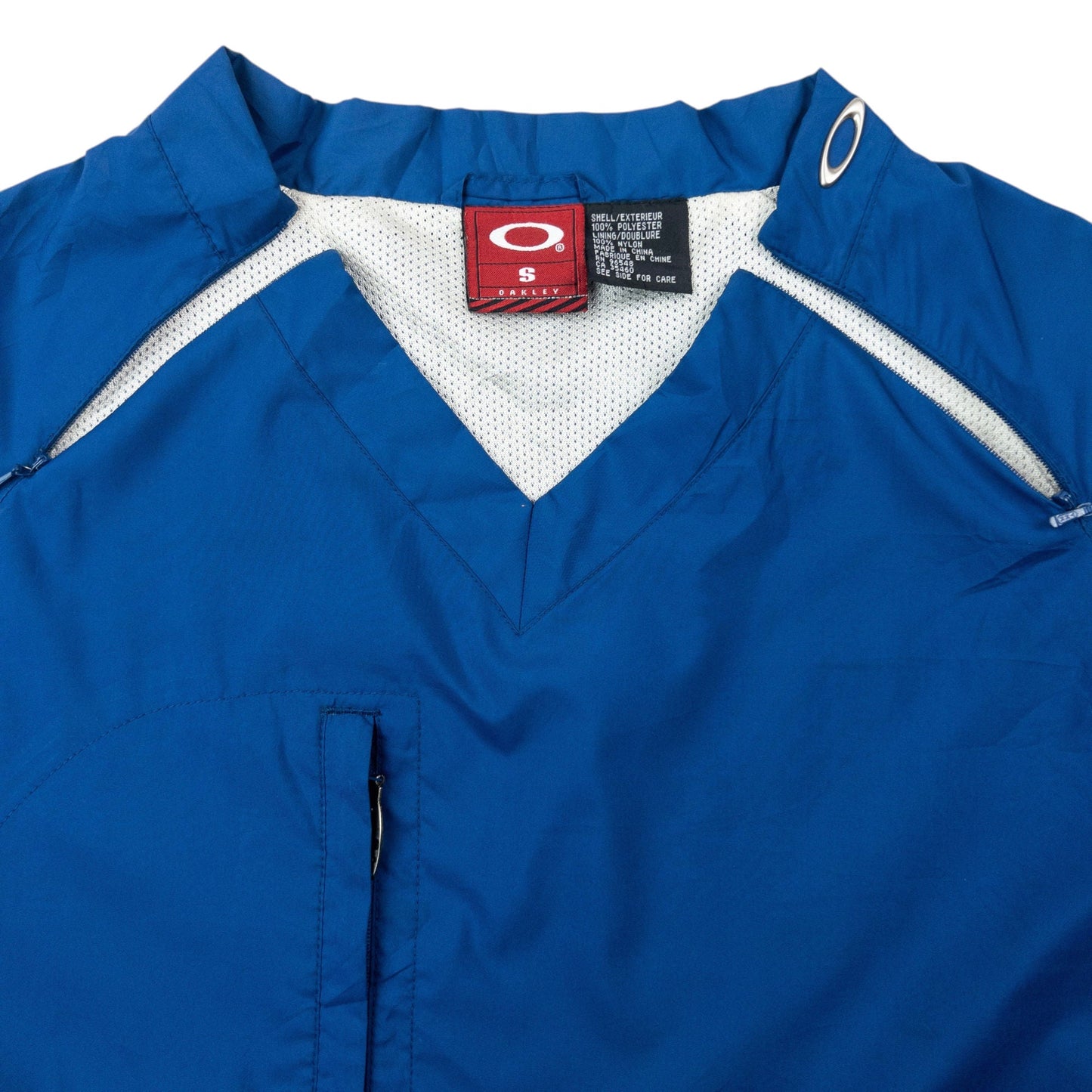 Vintage 90s Oakley Q Zip Jacket Size M | Medium, Blue