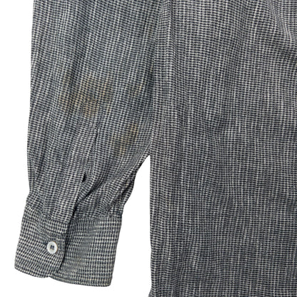Vintage 90s Comme Des Garçons HOMME Long Sleeve Button Up Shirt Size | Large, Grey