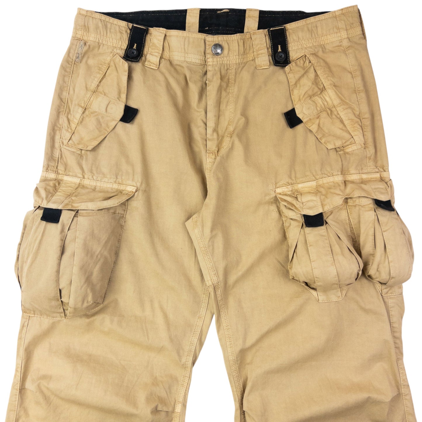 Vintage 2000s Armani Exchange Cargo Trousers Size W36 | W36, Beige