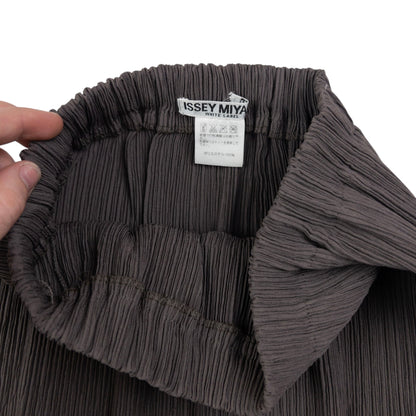 Vintage Issey Miyake White Label Pleated Midi Skirt Womens Size W30