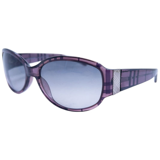 Vintage 2000s Burberry Nova Check Sunglasses | O/S, Purple