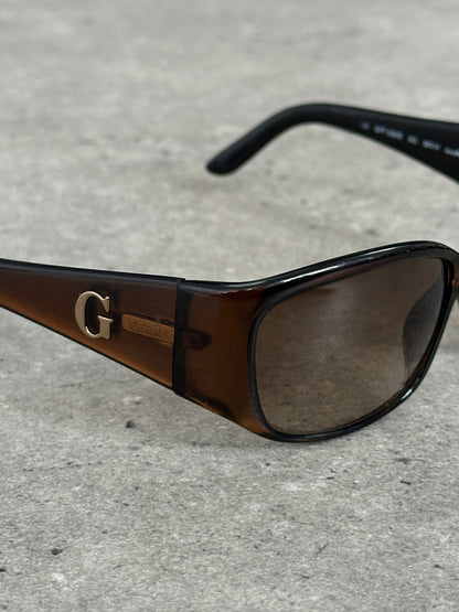 Gianfranco Ferre 1990s Oversized Rectangular Sunglasses