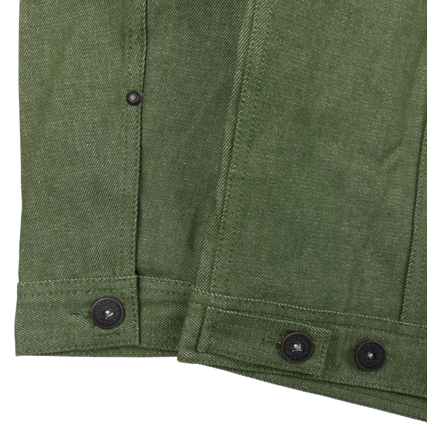 Vintage 2000s Marithe + Francois Girbaud Button Up Denim Jacket Size M | Medium, Green