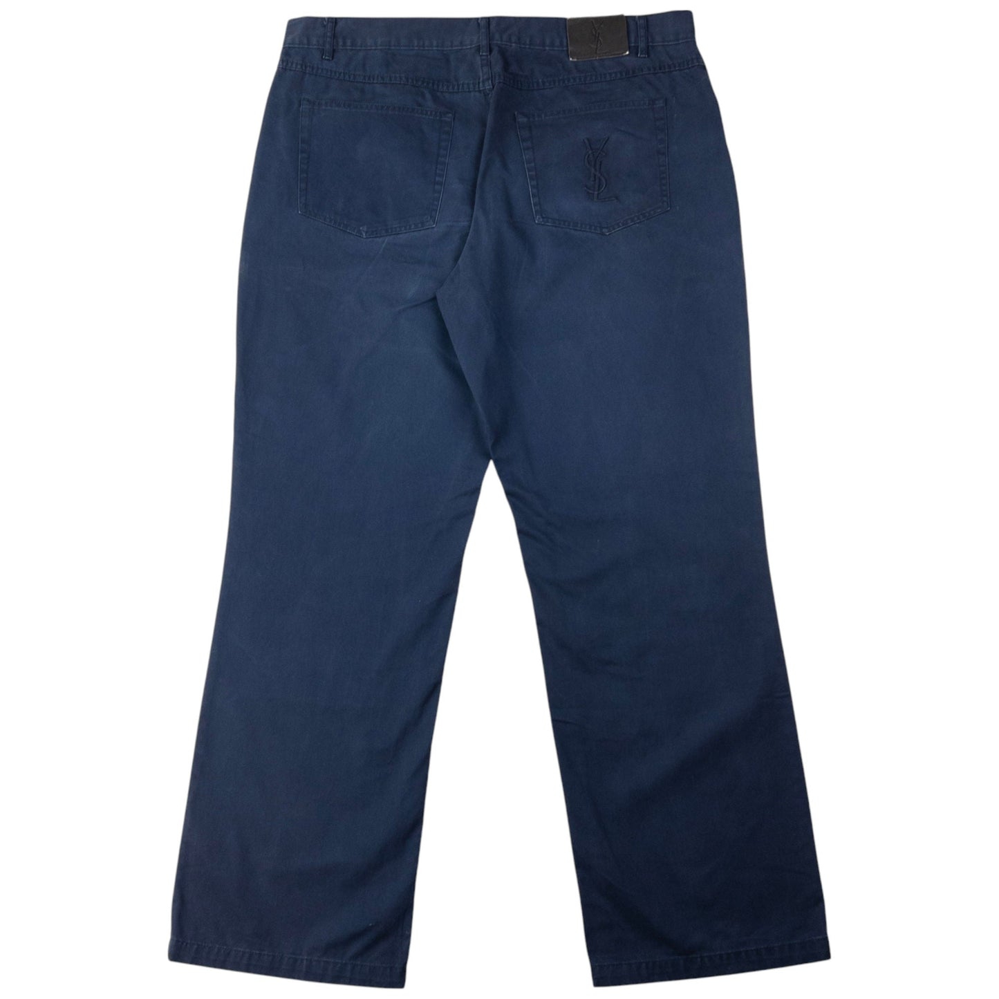 Vintage YSL Yves Saint Laurent Embroidered Chino Trousers Size W38