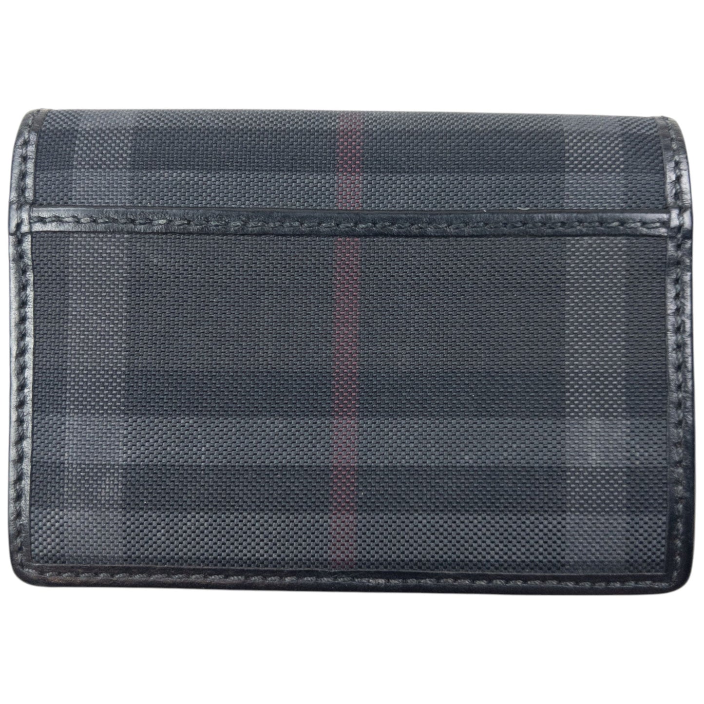 Vintage 2000s Burberry Nova Check Card Holder | O/S, Black