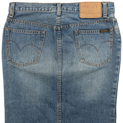 Vintage 2000s Hysteric Glamour Kinky Jeans Denim Skirt Womens Size W28 | W28, Blue