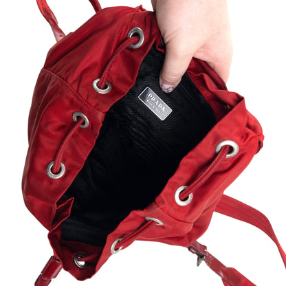 Vintage 90s Prada Bucket Backpack