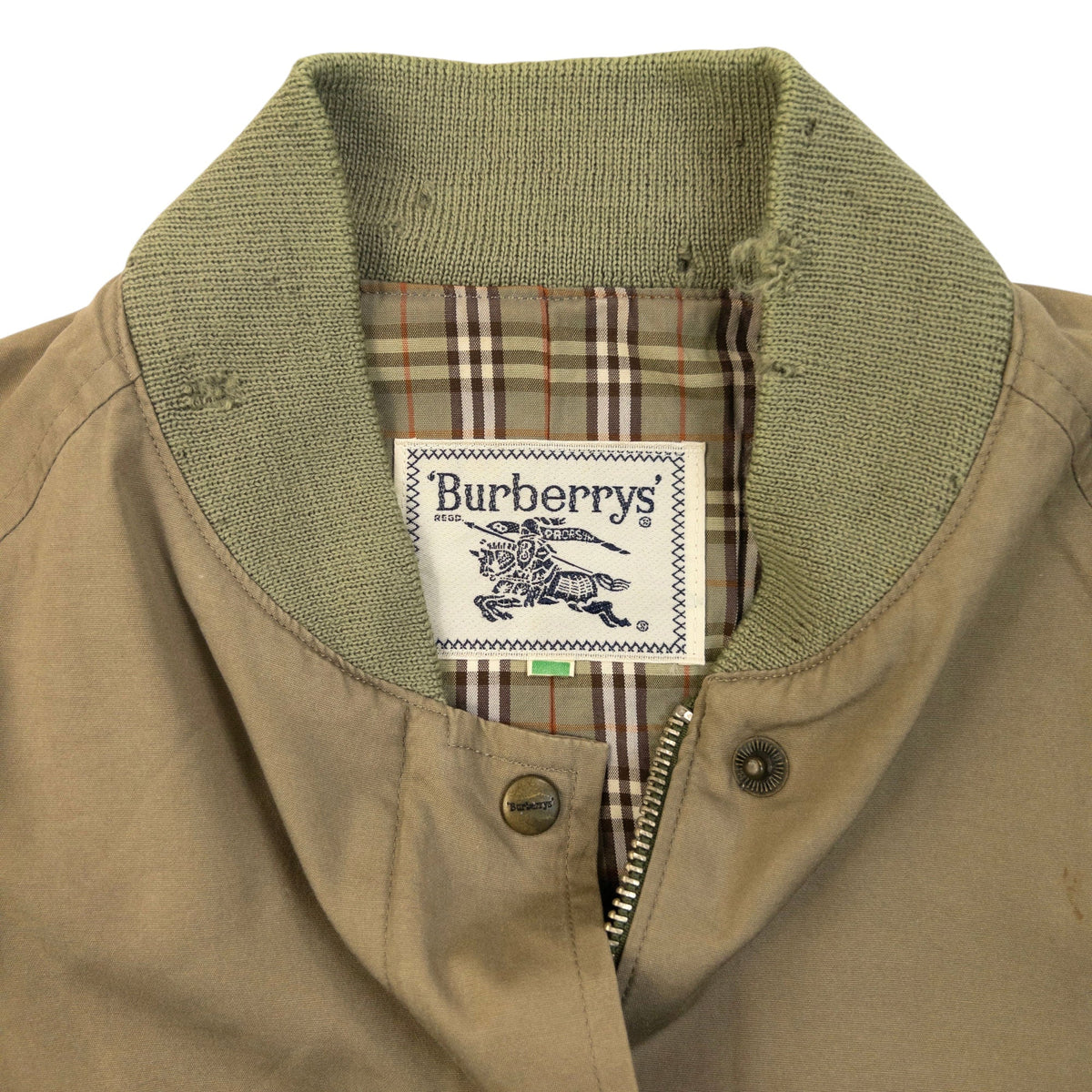 Vintage 90s Burberry Nova Check Lined Bomber Jacket Womens Size S | Small, Multicoloured