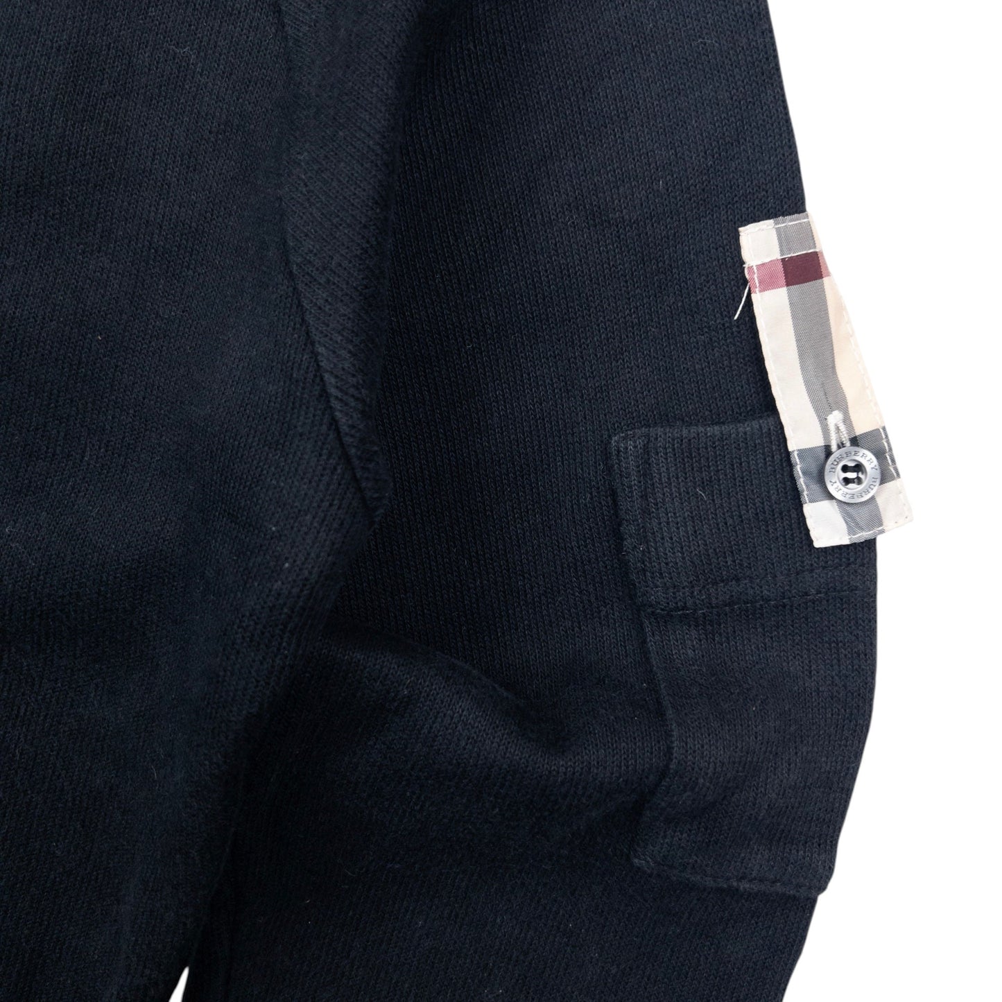 Vintage Burberry Zip Up Sweatshirt Womens Size M