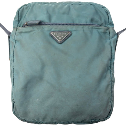 Vintage 2000s Prada Crossbody Bag | O/S, Blue