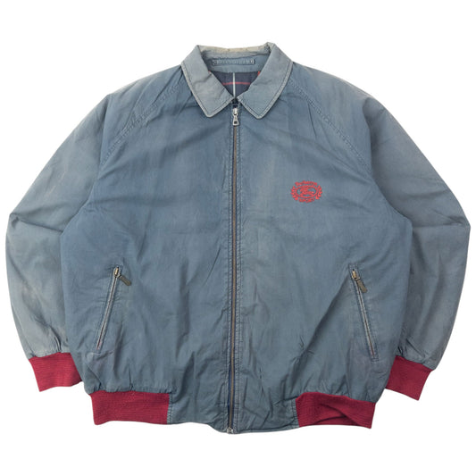 Vintage 90s Burberry Nova Check Lined Jacket Size L | Large, Grey