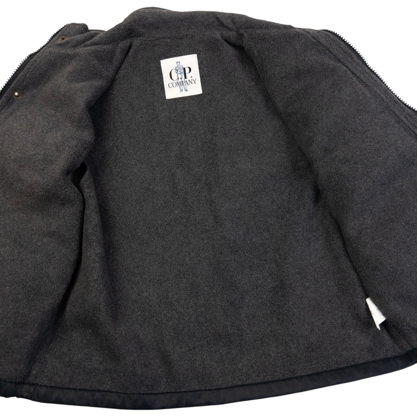 Vintage 80s CP Company Fleece Lined Cargo Gilet Womens Size S | Small, Black