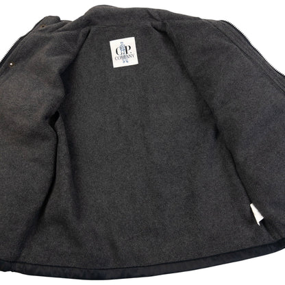 Vintage 80s CP Company Fleece Lined Cargo Gilet Womens Size S | Small, Black