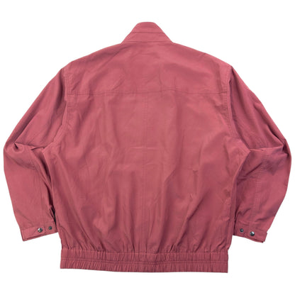 Vintage 90s Burberry Lightweight Zip Up Jacket Size M | Medium, Pink