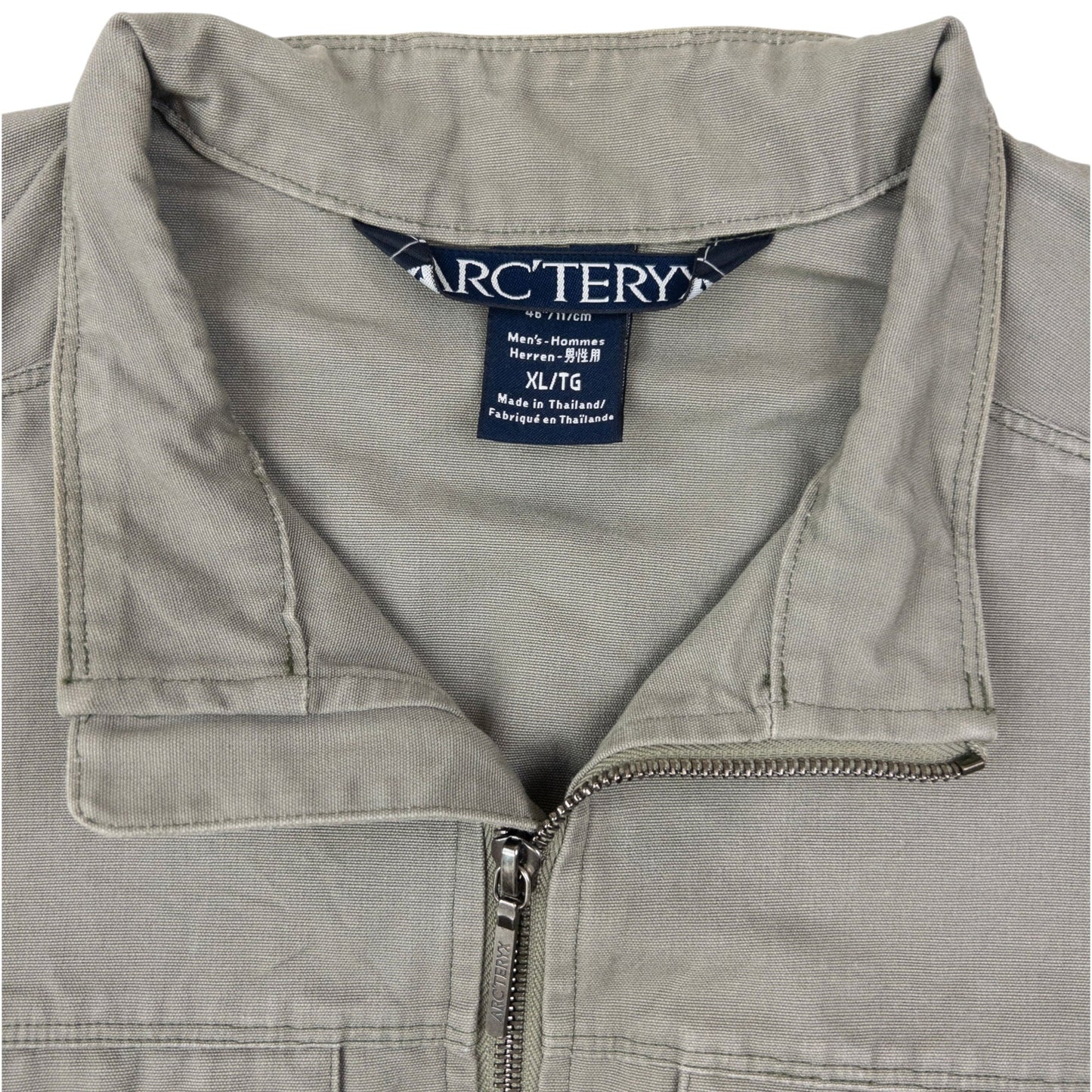Vintage 2000s Arcteryx Crosswire Canvas Zip Up Jacket Size XL | XL, Grey