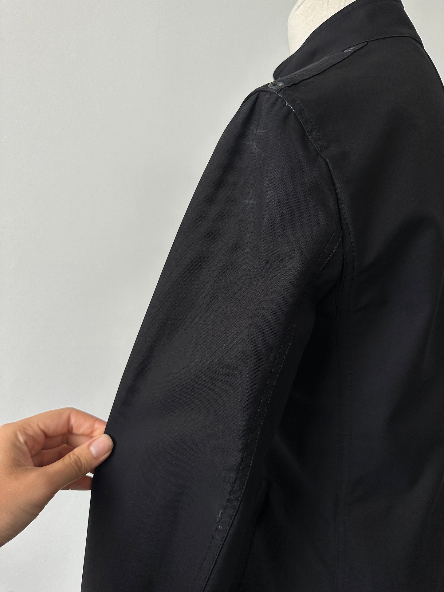 Marella 1990s Cotton High Neck Jacket - S