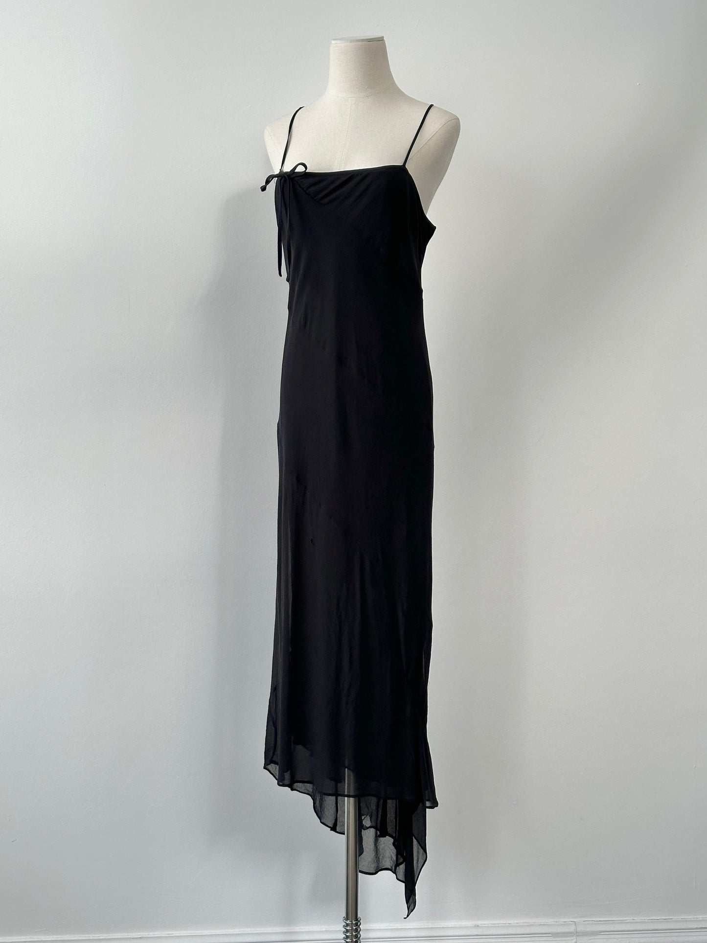 Vintage 2000s Pure Silk Floor Length Dress - M-L