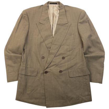 Vintage 90s Yohji Yamamoto D'Urban A.A.R Blazer Jacket Size S | Small, Brown