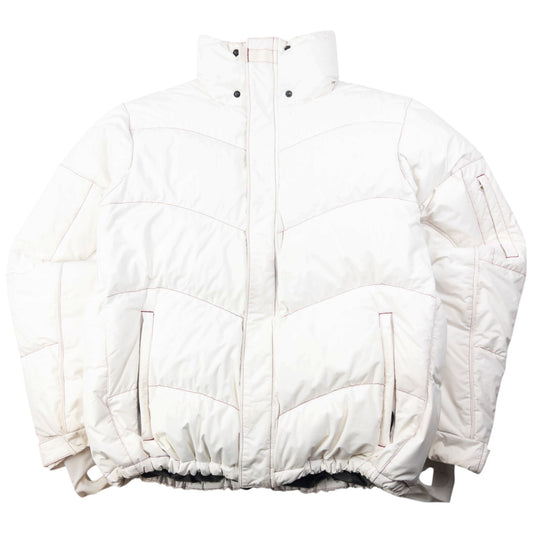 Vintage 90s Oakley Hydro Fuel Zip Up Puffer Snowboarding Jacket Size M | Medium, Red