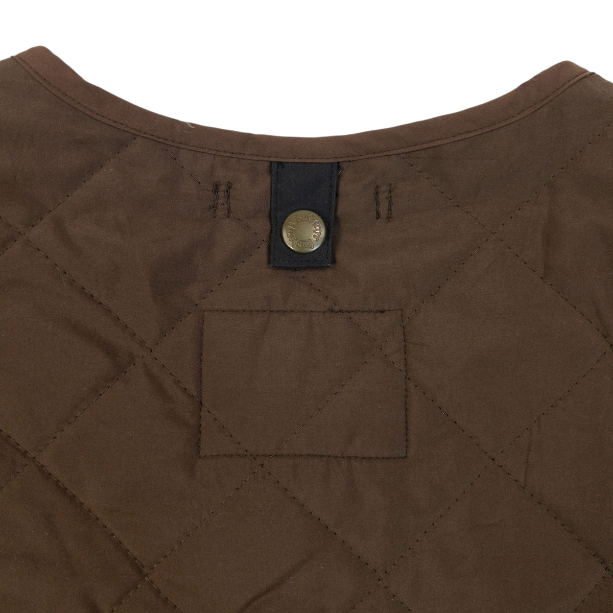 Vintage 90s Burberry Fleece Lined Quilted Jacket Size M | Medium, Brown