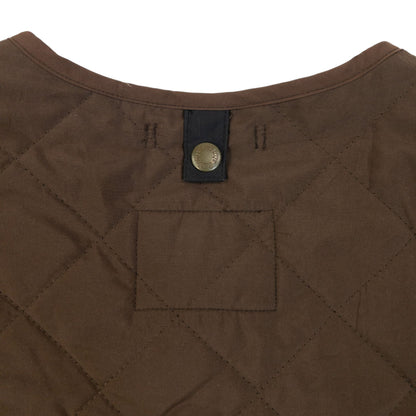 Vintage 90s Burberry Fleece Lined Quilted Jacket Size M | Medium, Brown