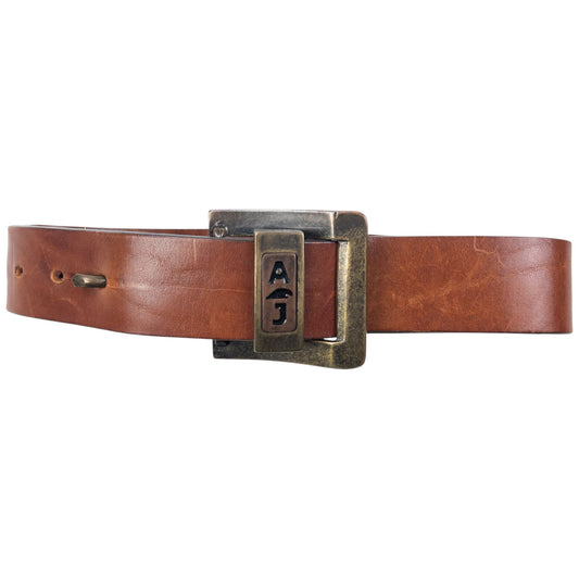 Vintage Armani Jeans Leather Belt Size W34
