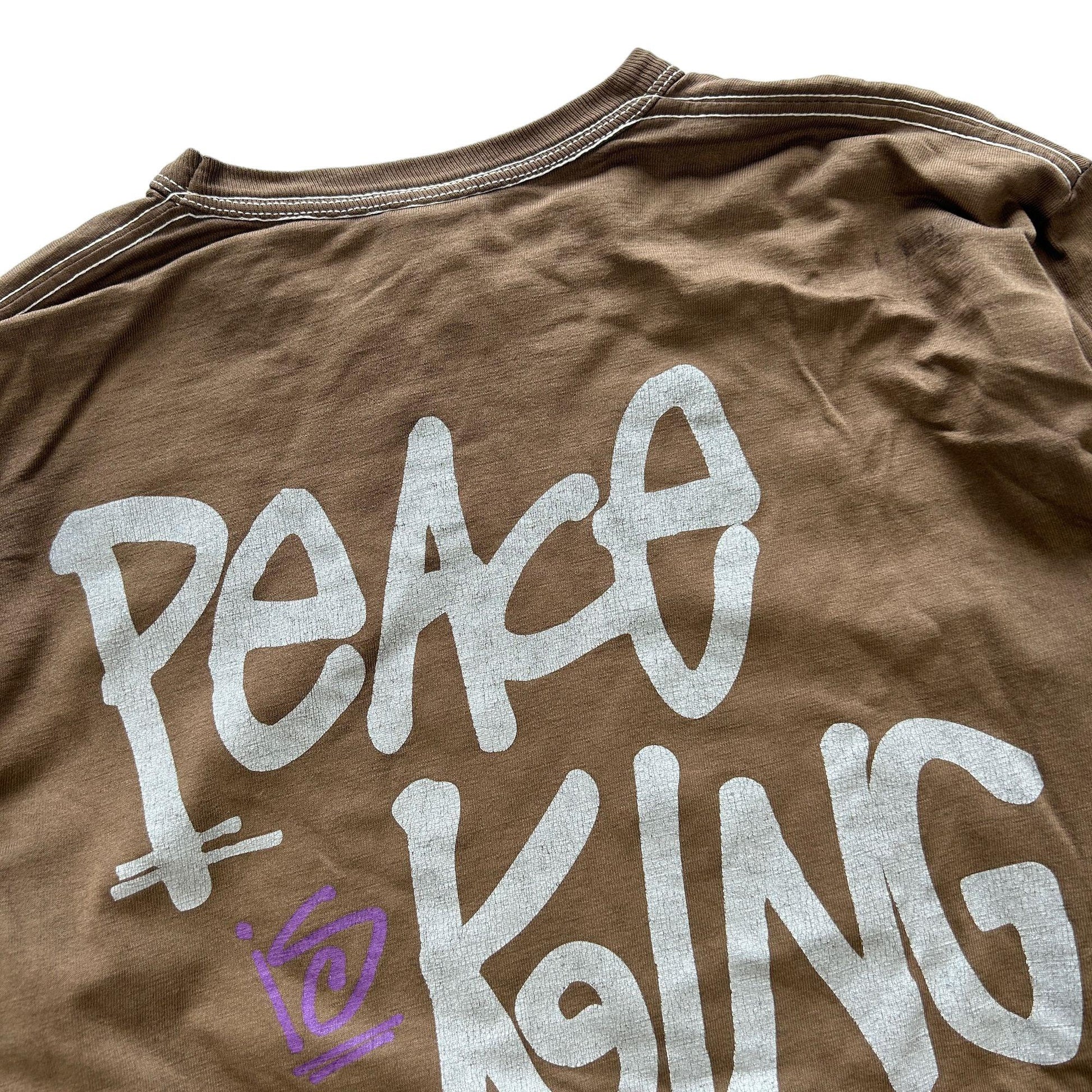 Vintage Stussy Peace King Long Sleeve T-Shirt Size L - Known Source