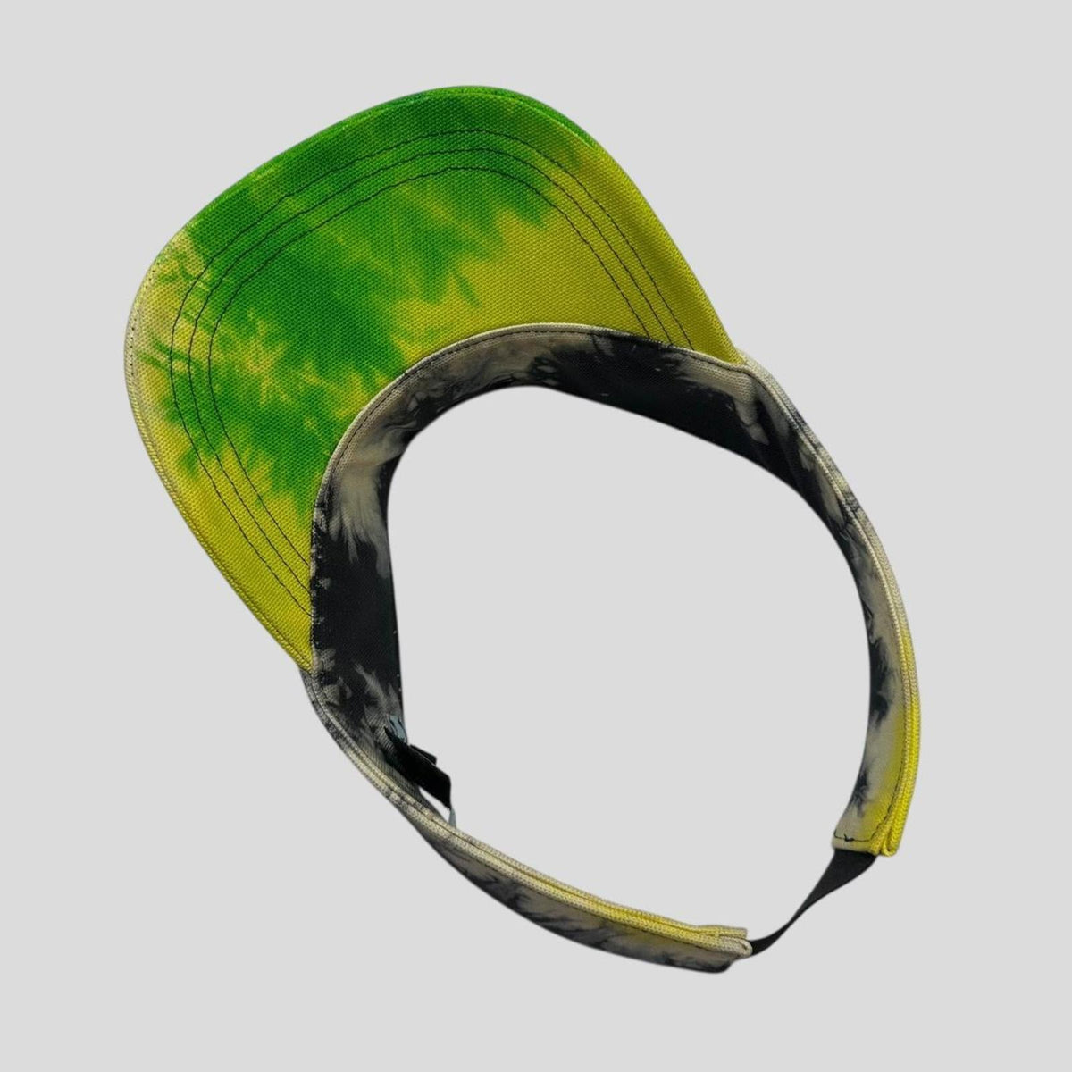 Prada Milano Tie-Dye Triangle Logo Visor Cap - M | O/S, Multicoloured