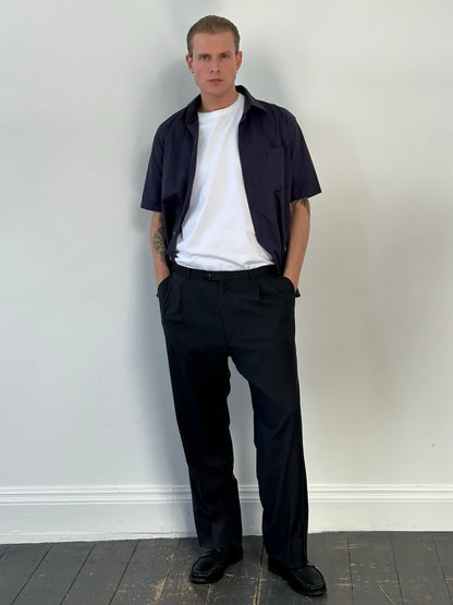 Yves Saint Laurent 1990s Pure Wool Tailored Trousers - W32