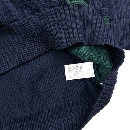 Vintage Burberry Embroidered Knit Jumper Size M