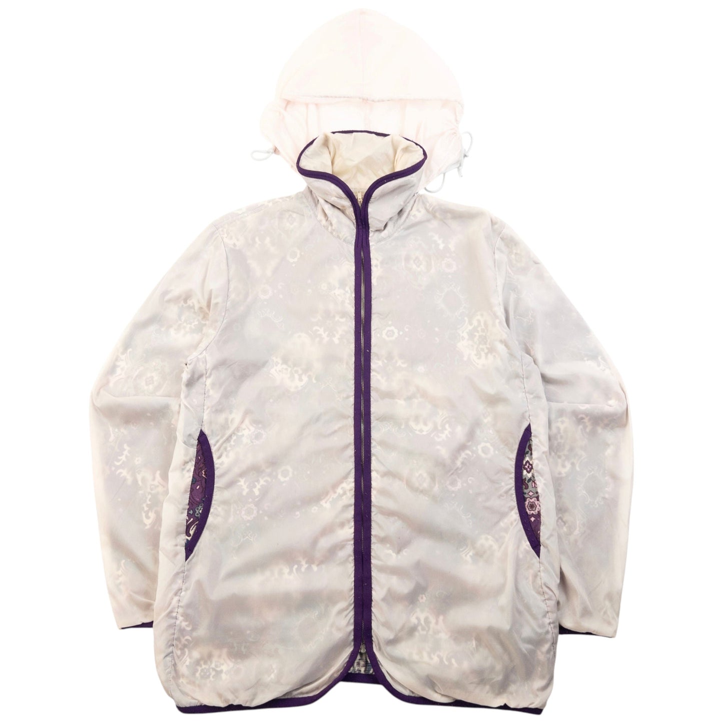 Vintage 90s Cabane De Zucca By Issey Miyake Maiden Voyage Jacket Womens Size M | Medium, Purple, White