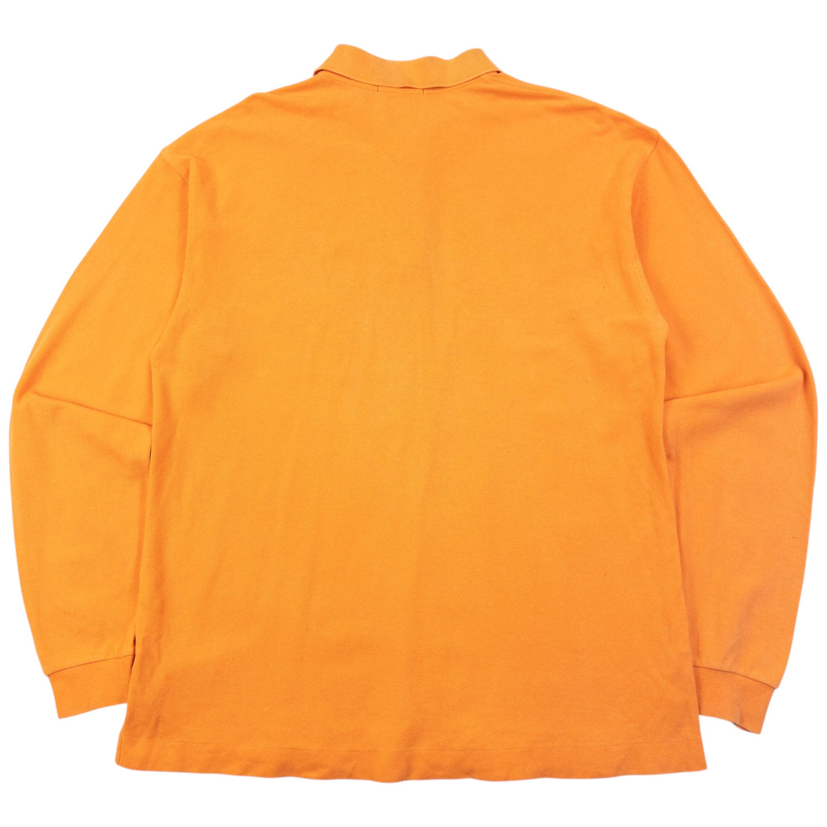 Vintage 2000s Issey Miyake Long Sleeve Polo Shirt Size M | Medium, Orange