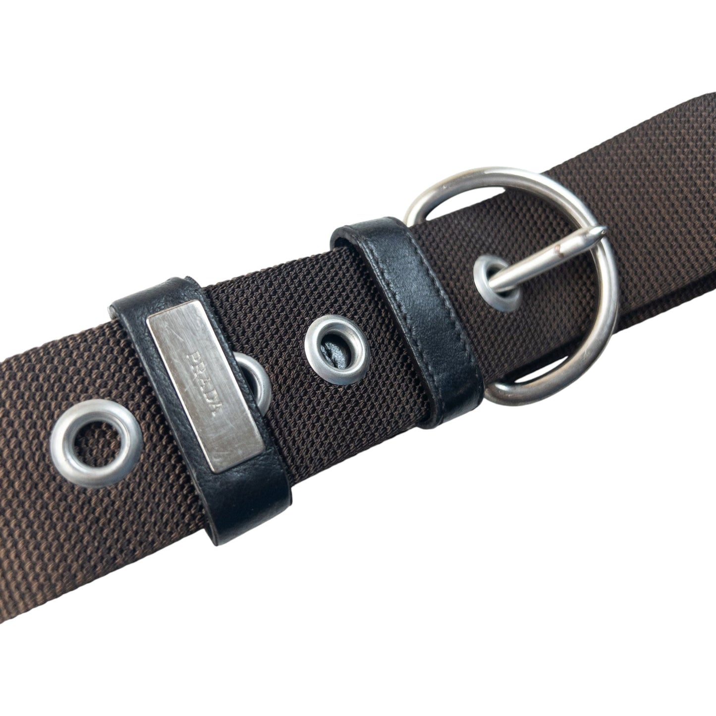 Vintage 2000s Prada Belt Size L | O/S, Brown