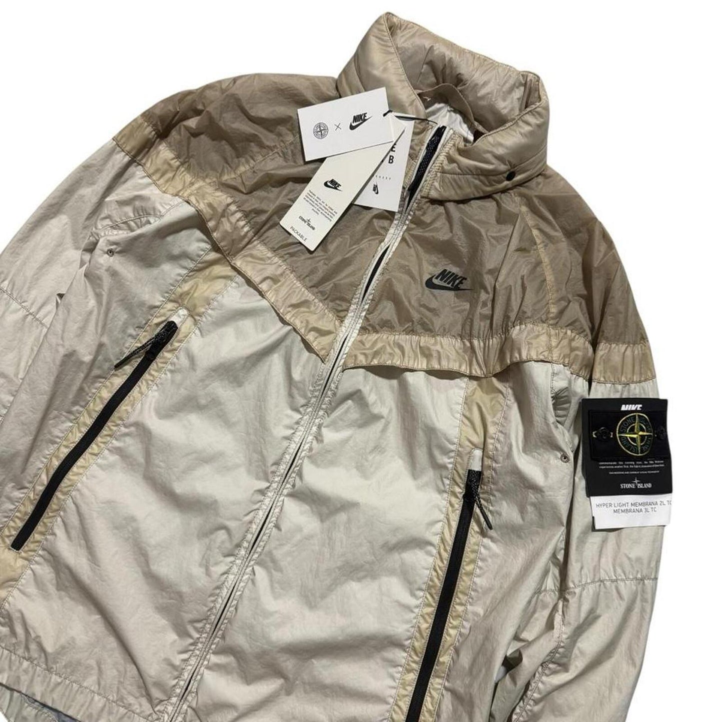 Stone Island Hyper Light Membrana Packable Jacket | Large, Yellow