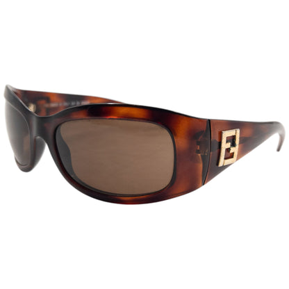 Vintage 2000s Fendi Tortoise Shell Sunglasses | O/S, Brown