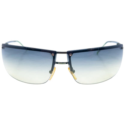 Vintage 2000s Gucci Rimless Sunglasses | O/S, Green