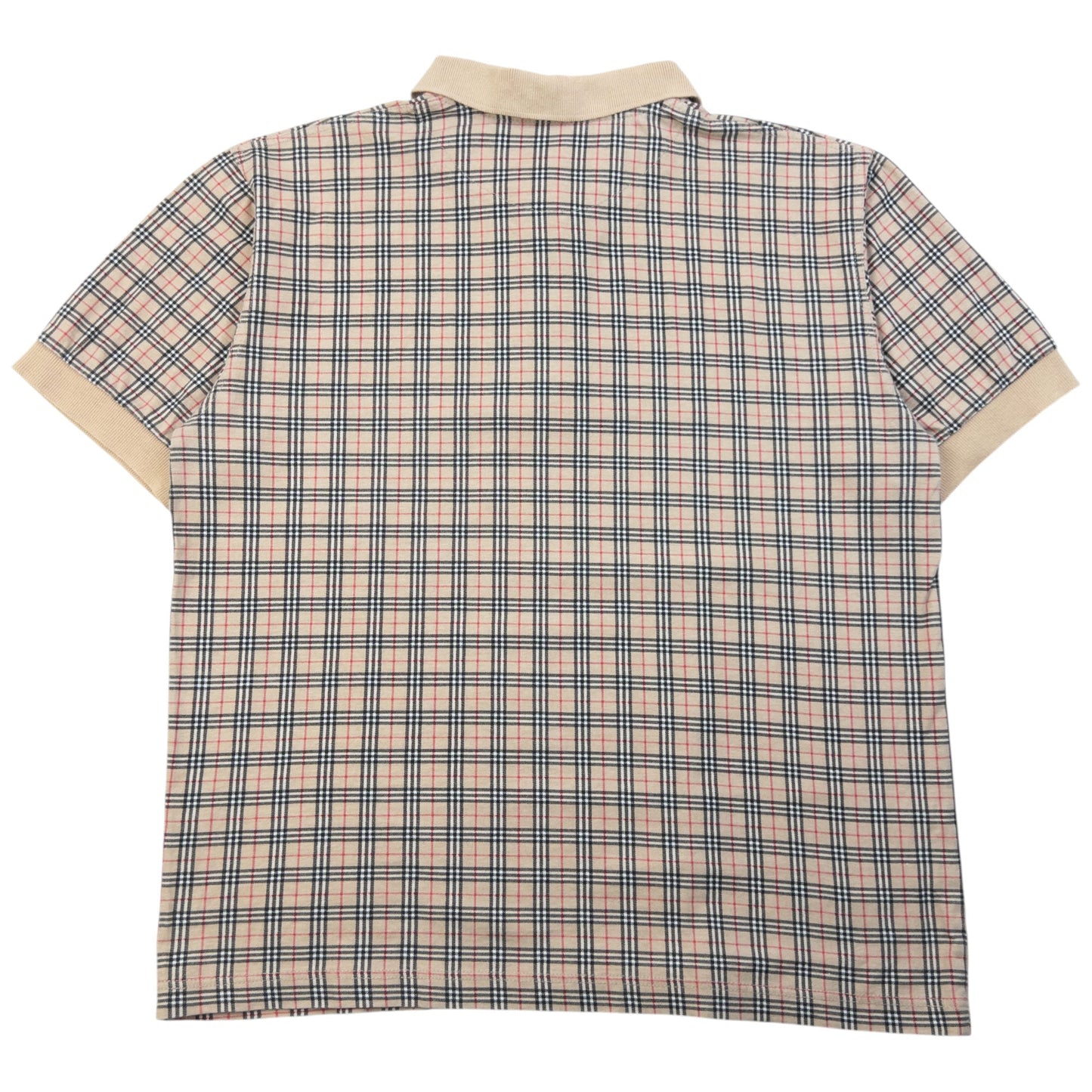 Vintage 90s Burberry Nova Check Polo Shirt Womens Size M | Medium, Multicoloured