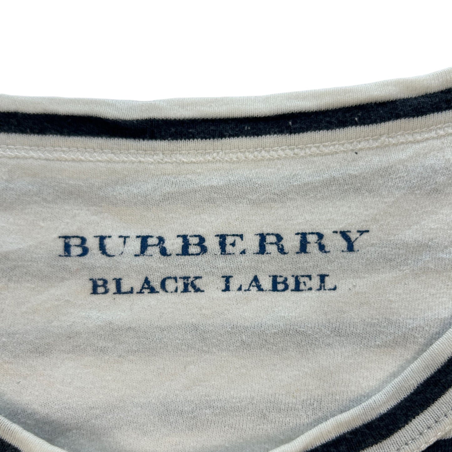 Vintage Burberry Striped T Shirt Woman's Size M