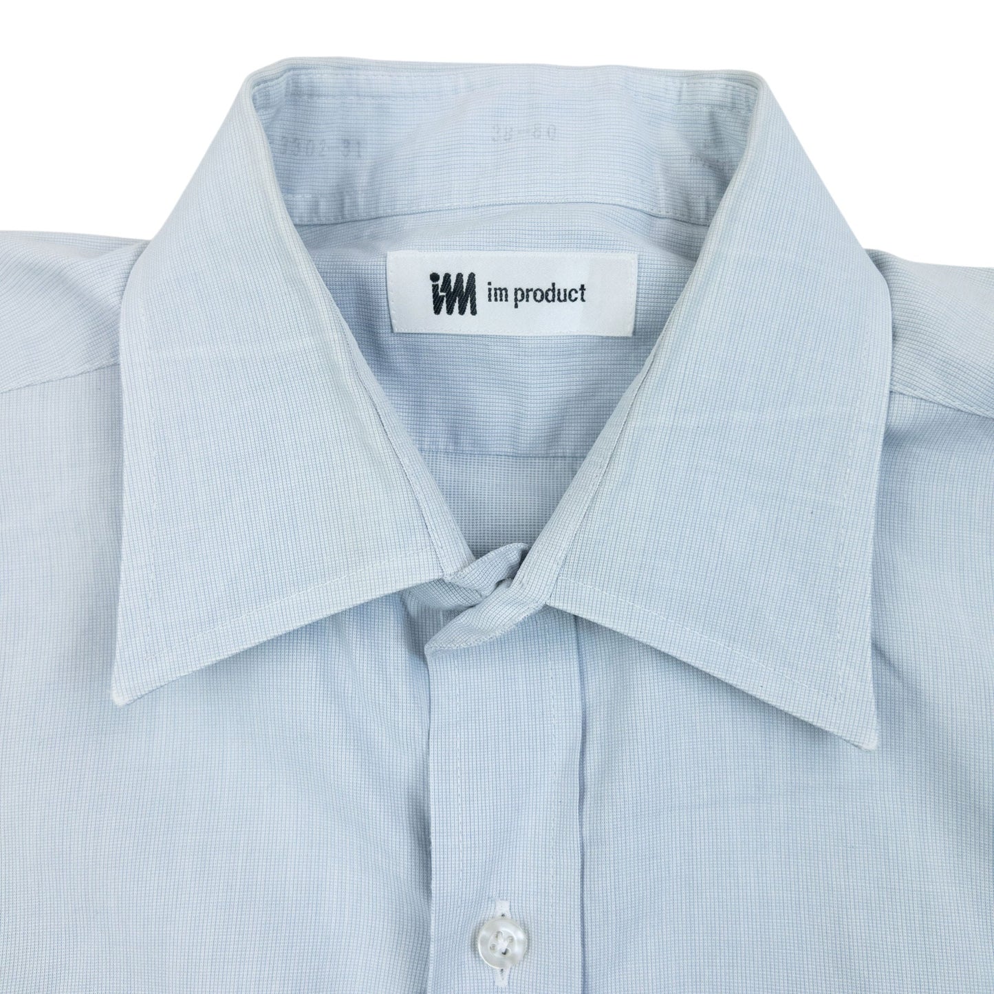 Vintage 90s Issey Miyake Long Sleeve Button Up Shirt Size S | Small, Blue