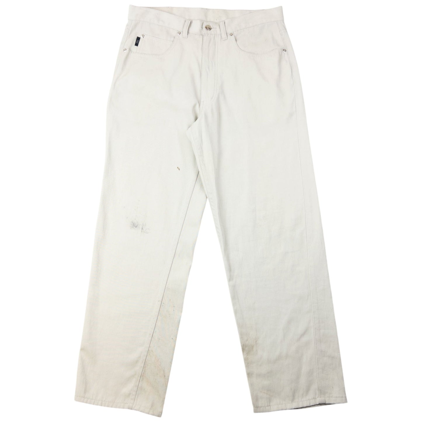 Vintage 2000s YSL Yves Saint Laurent Trousers Size W32 | W32, Cream