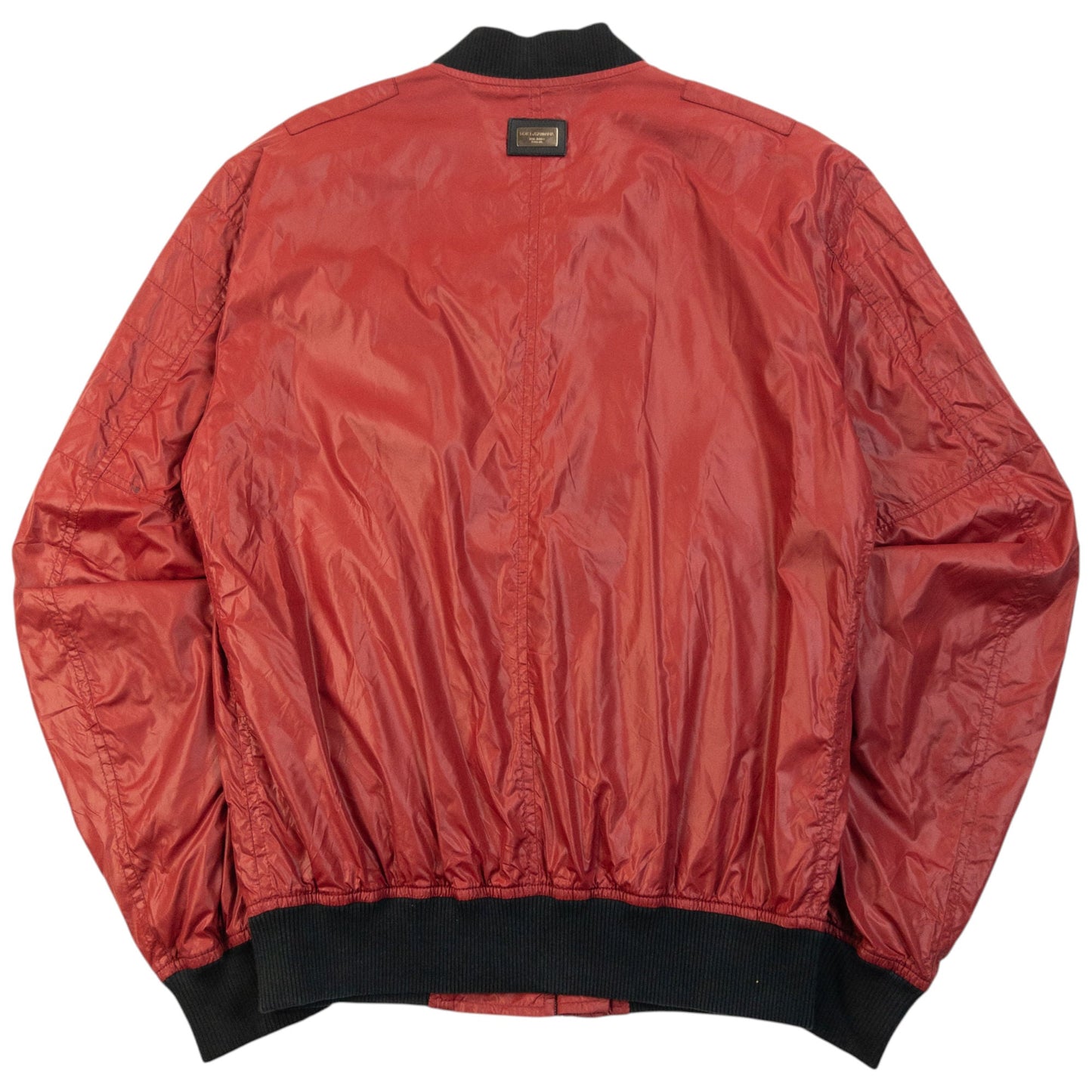 Vintage 2000s Dolce & Gabbana Zip Up Bomber Jacket Size S | Small, Black