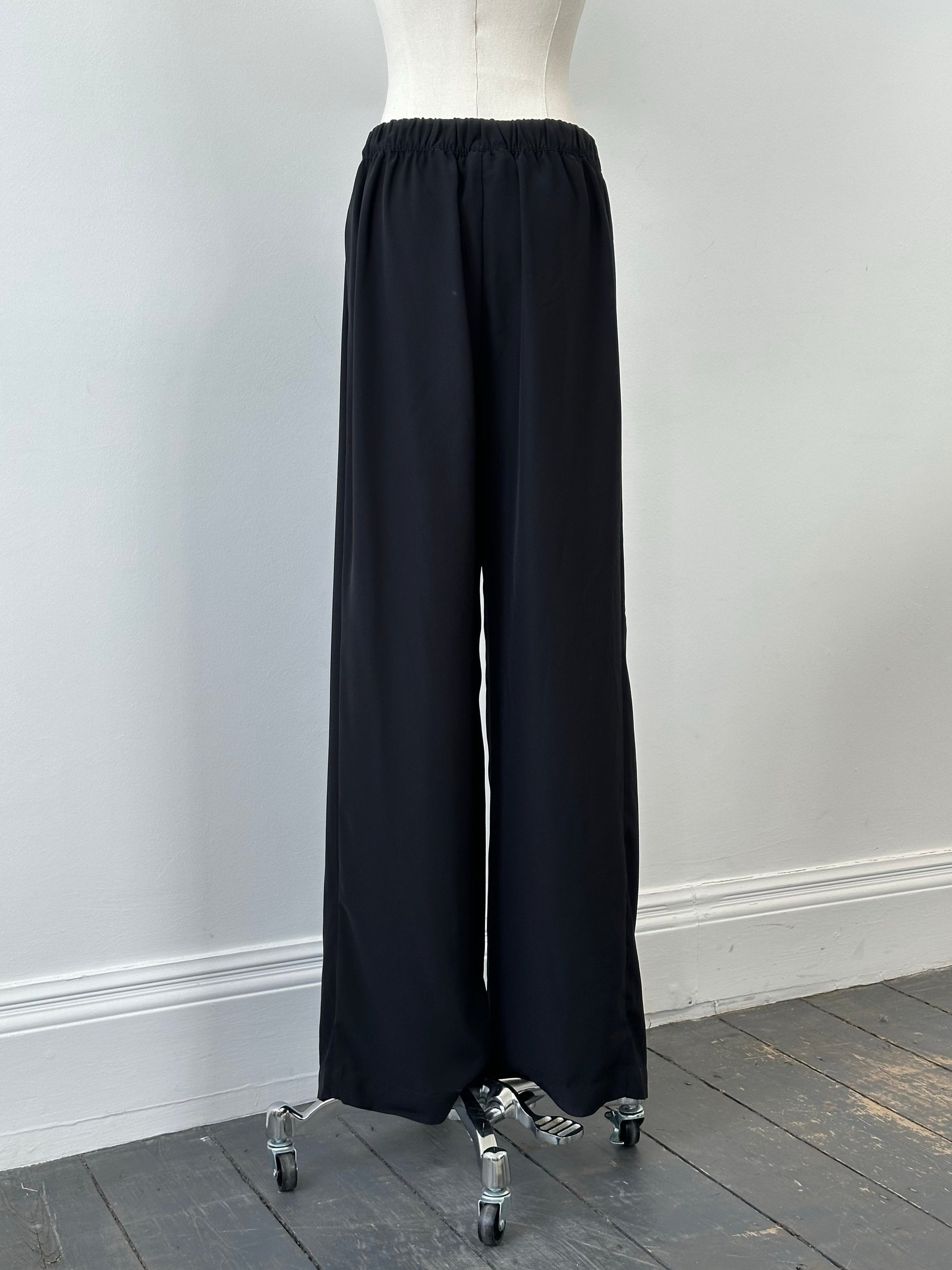 DKNY 2000s Wrap Overlay Wide Leg Trouser - W28-30