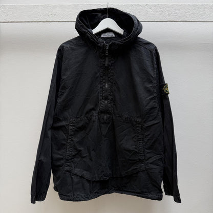 Stone Island Hooded Smock Jacket (L) | Large, Black