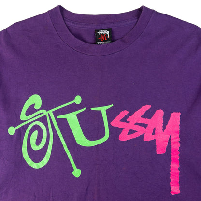 Vintage Stussy Graphic T Shirt Size M