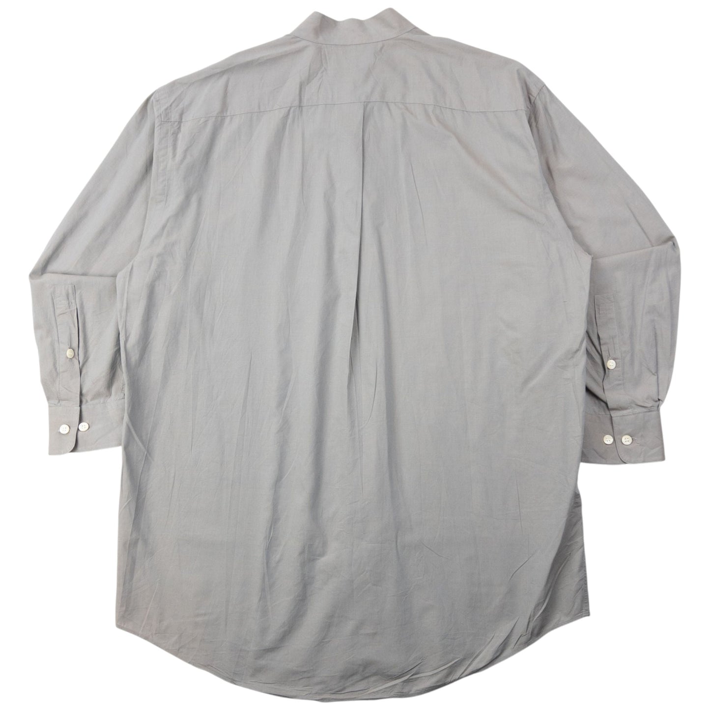 Vintage 90s Issey Miyake Long Sleeve Button Up Shirt Size L | Large, Grey