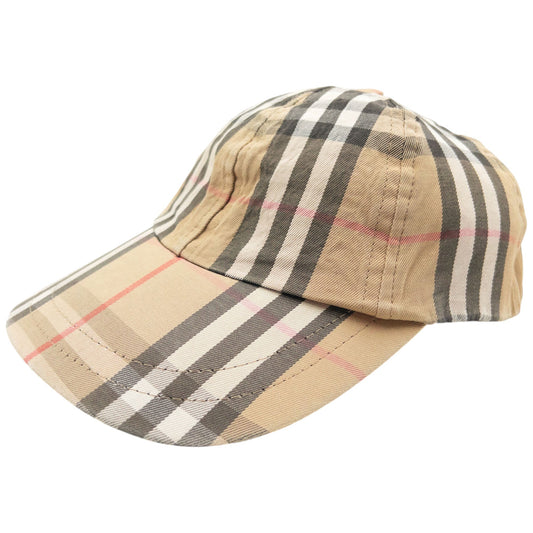 Vintage 2000s Burberry Nova Check Hat SIze S | O/S, Beige