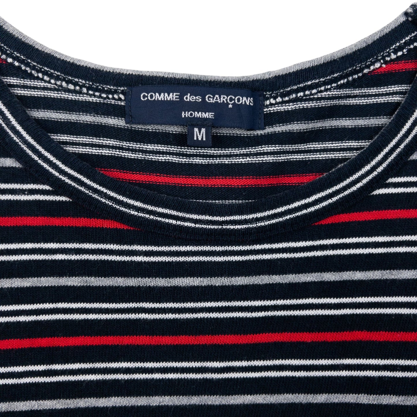 Vintage Comme Des Garçons HOMME Striped T Shirt Size M